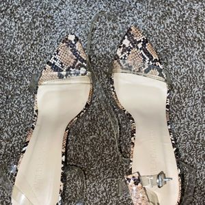 Snakeskin heels